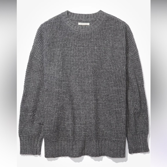 AE Oversized Waffle Knit Sweater - Picture 3 of 4